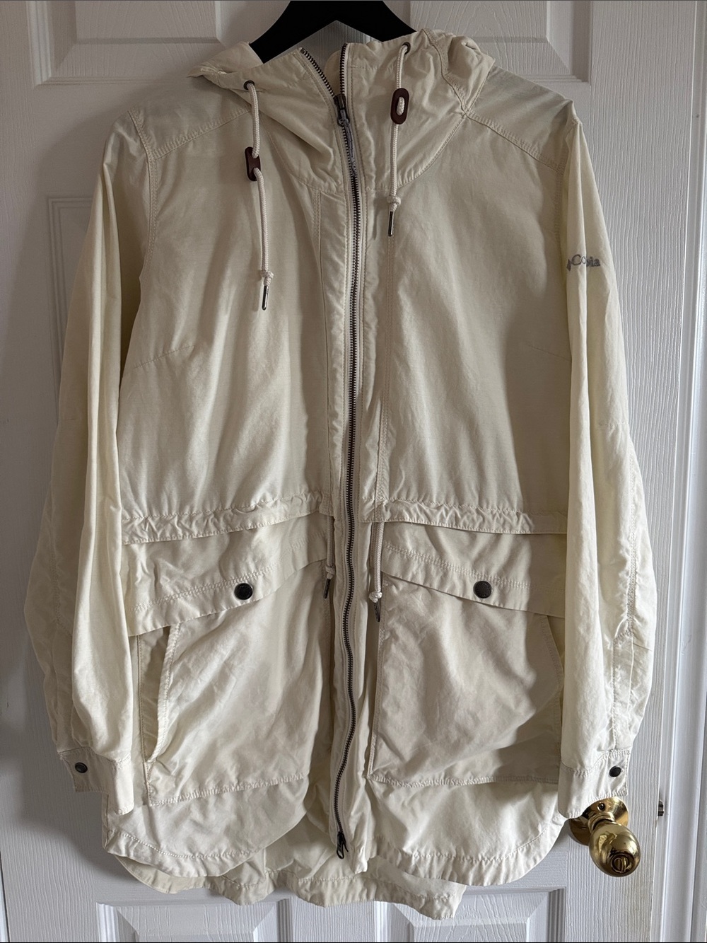 Columbia Men’s Cream Hooded Field Jacket